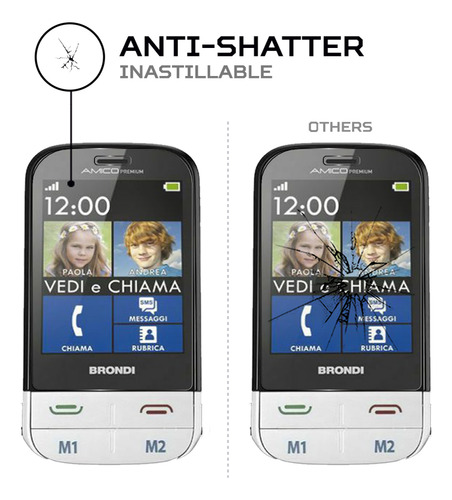 Protector Pantalla Antishock Para Brondi Amico Premium