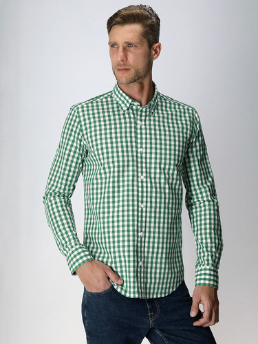 Camisa Casual Vichy Essentials Slim Fit 4477