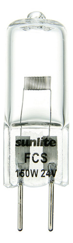 Sunlite Fcs 150w/t4/24v/cl/g6.35 150 Vatios 24 Voltios Bi-p.