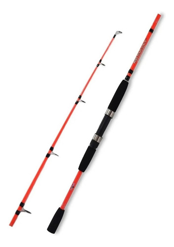 Caña De Pescar 3 Mtrs. Fluor + Reel 3 Rulemanes + Tanza