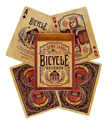 Naipe Baraja Bicycle Bourbon Colección Magia Cardistry
