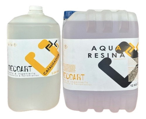 Resina Epoxica Transparente Aqua A+b Altos Espesores 17.04kg