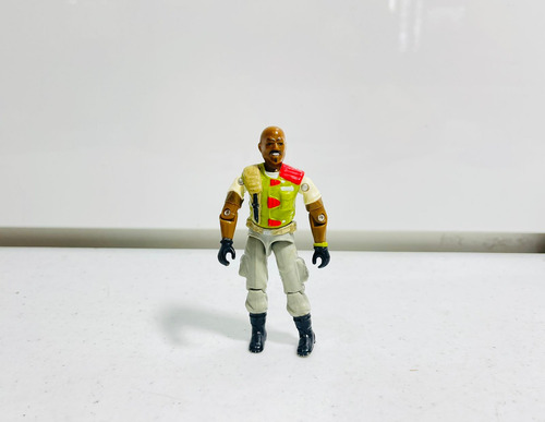 Gi Joe Rene Roadblock V2 1986 Completo 100% Con Tarjeta Comp (Usado)
