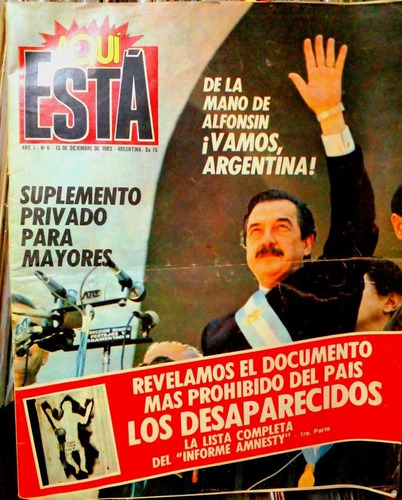 Revista Aqui Esta Perfecto Estado Completa 1983 Historica