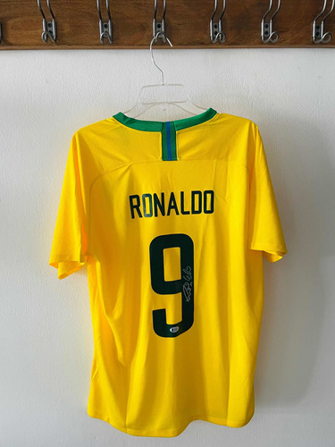 Jersey Autógrafo Ronaldo Brasil  Real Madrid  Certificado