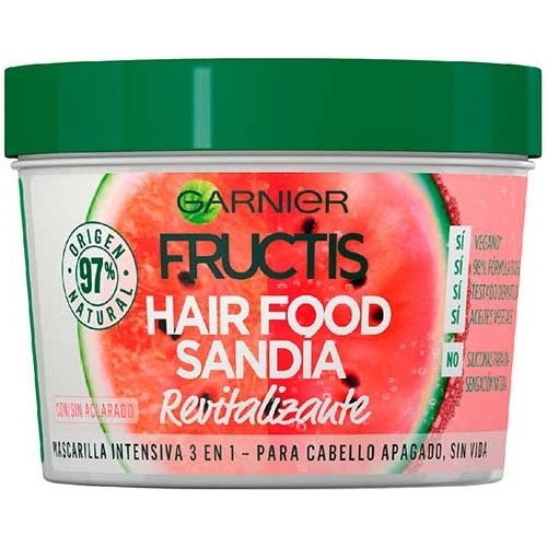 Mascarilla Garnier Hair Food Sandía Revitalizante 350 Ml Ub