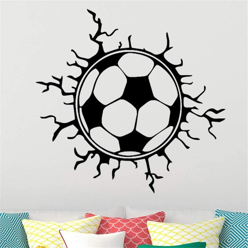 Vinilos Sticker Pelota, Balon Futbol 45x45cms Varios Diseños