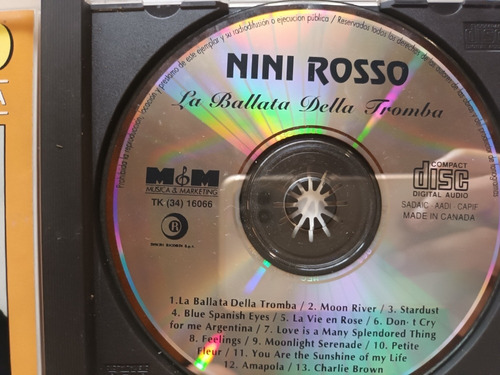 Nini Rosso La Ballata Della Tromba Cd (usado) (Usado)
