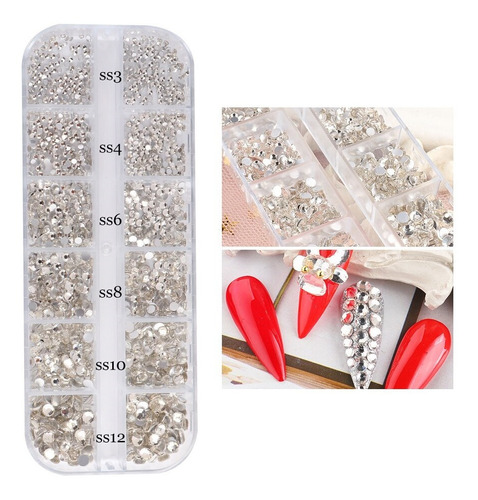 Strass Para Decoração De Unha Nail Arte Pedrinhas Furta Cor