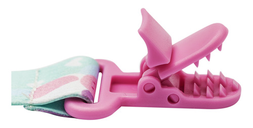 Prendedor Chupetas Buba Com Cordão Animal Fun Divertido Unicórnio