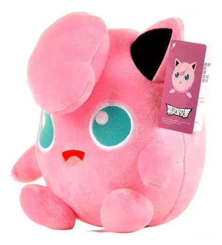 Jigglypuff 25 Cm Pokémon Boneco De Pelúcia Cor Rosa-chiclete