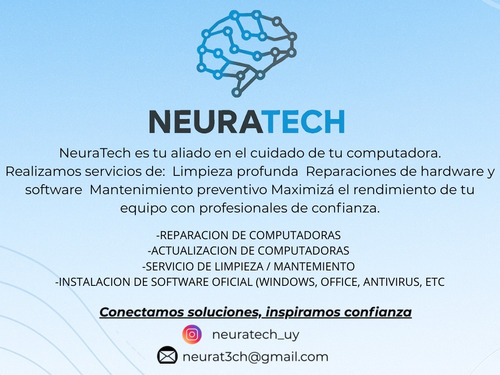 Reparacion De Pc Y Notebooks, Limpieza. Instalacion Software