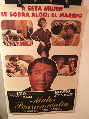 Afiche De Cine Original - Malos Pensamientos