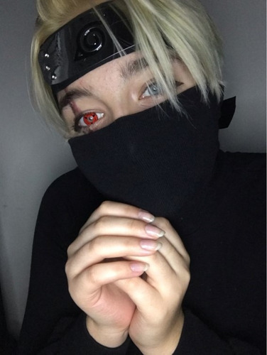 Imagen 2 de 5 de Banda Bandana Naruto Mascara Guantes Kunai - Cosplay Anime