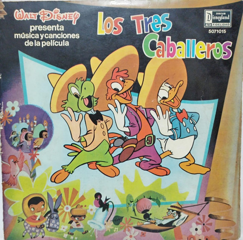 Walt Disney Presenta Musica Y Cancion Los Tres Caballeros Lp