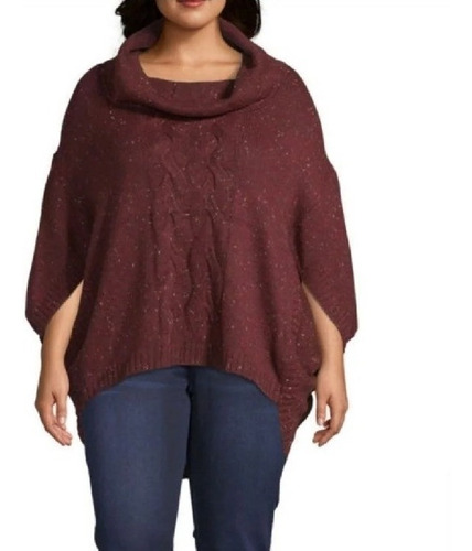 Poncho Dama Marca A.n.a A New Approach Talla 1x Nuevo Jcp