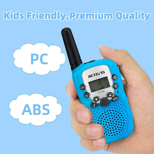 ..radio Walkie Talkie Para Niños Con 22 Canales 3 Millas 2 P