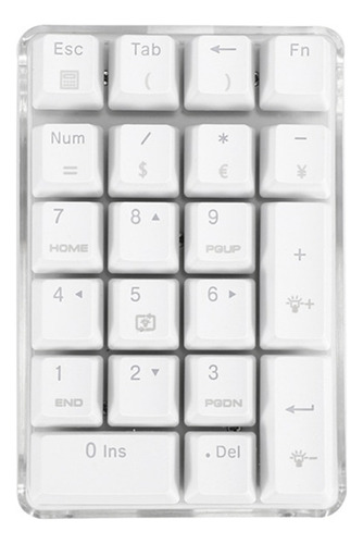Par De Teclado Numérico Mecânico Com Interruptor Marrom