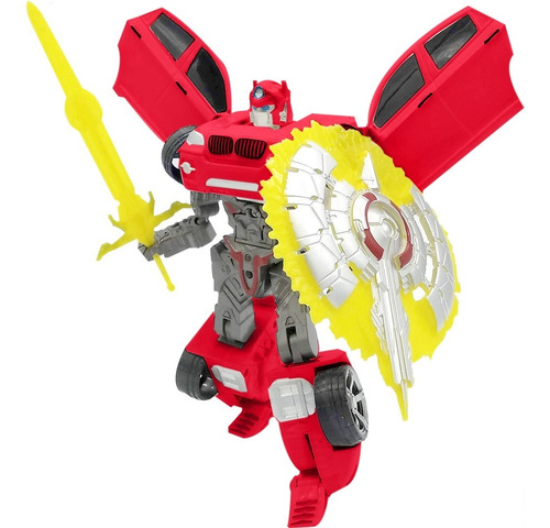 Muñeco Transformer Change Robot Juguete Auto