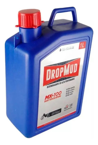 Shampoo Desengraxante Dropmud Mx-100 Lava Fácil 1 Litro