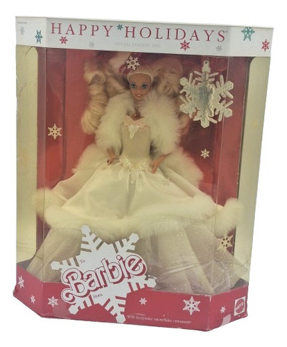  Barbie Happy Holidays 1991 Natal Antiga 