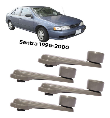 Manijas Cristales Grises Sentra Gsr 2000 Original