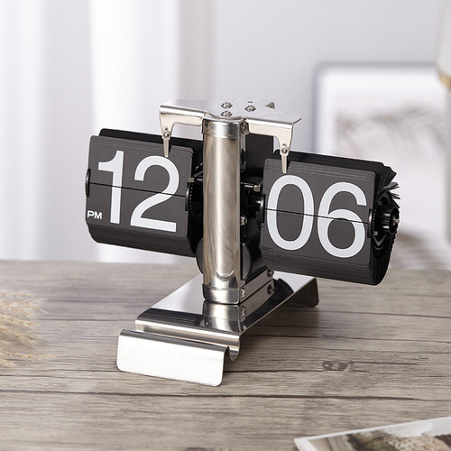 Compatível Reloj Abatible Automático De Tipo Retro, Reloj