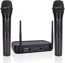 Comprar Micrófonos Canal Vhf Fijo Doble Frecuencia Inalamb. X2 Unid.