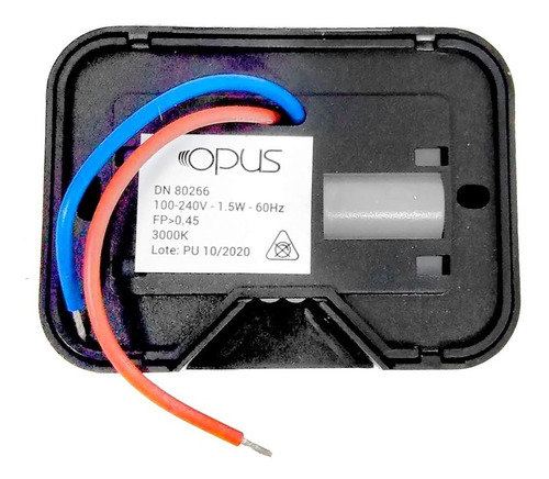 Imagem 4 de 6 de Balizador Parede, Escada Led 3000k Ip65 Sobrepor 1,5w Bivolt