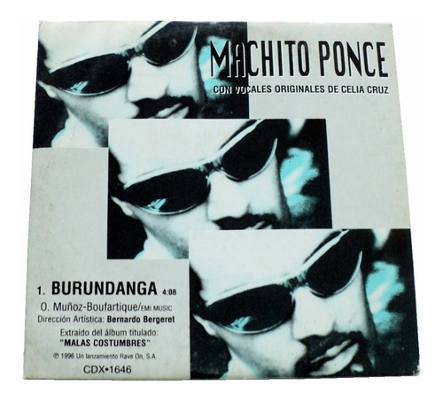 Machito Ponce Burundanga El Lupe Bailando Cd Sencillo 1996