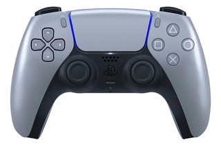 Joystick sem fio Sony Playstation 5 Dualsense Ps5 Silver Silver