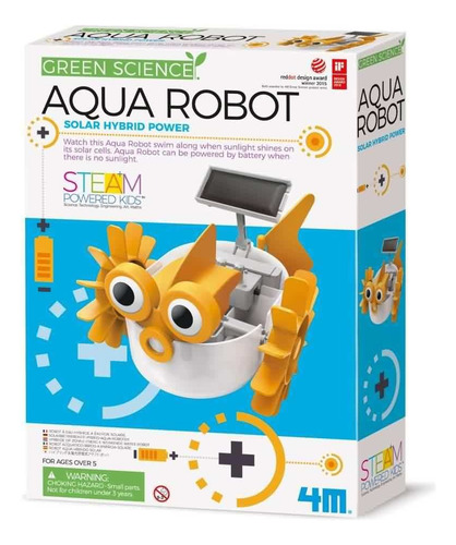 Kit Robot De Aqua Ro4mbot Green Science/aqua Robot Auriculares