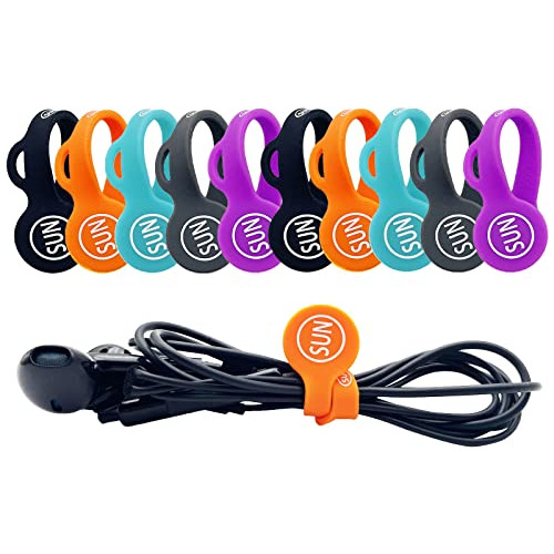 Paquete De 10 Organizadores De Cables, Clips, Auricular...