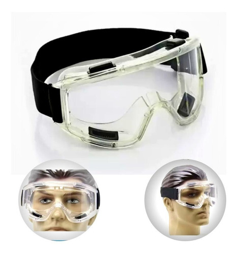 Óculos Proteção Segurança Ampla Visão Incolor V Vision400 Ca