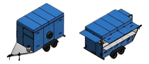 Projeto Construção Trailer Alimentos Trucado Food