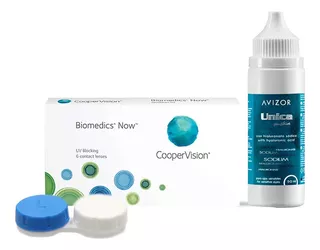 Lentes De Contacto Biomedics Now + Solución Avizor Gratis