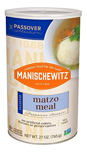 Imagen 1 de 1 de Manischewitz Matzo Meal, Kosher Para Pascua