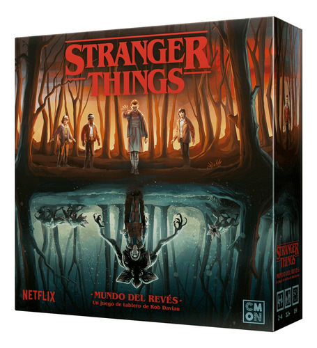 Stranger Things  Mundo Del Reves Juego De Tablero Español