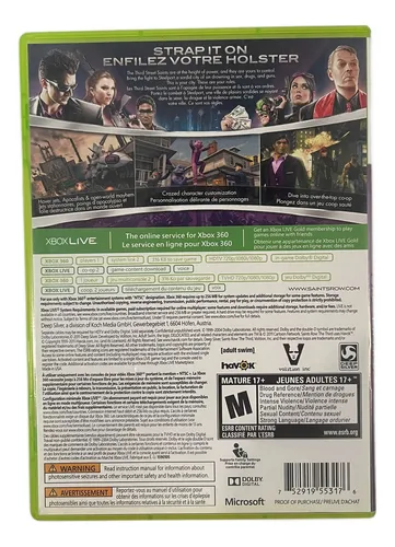 Saint Row Iii - Xbox 360 (Usado)