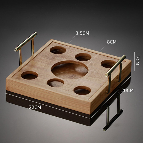 Soporte De Vidrio Para Bebidas, Soporte De Cuadrado