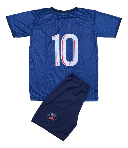 Conjunto Infantil De Futebol Psg 2025 Azul 14