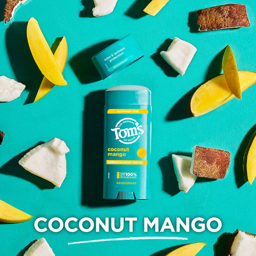 Desodorante Tom's Of Maine, Coco Y Mango, 96 Ml (paquete De