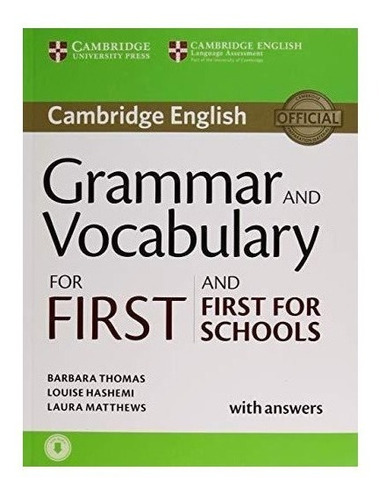 Grammar And Vocabulary For First And First For Schools Book