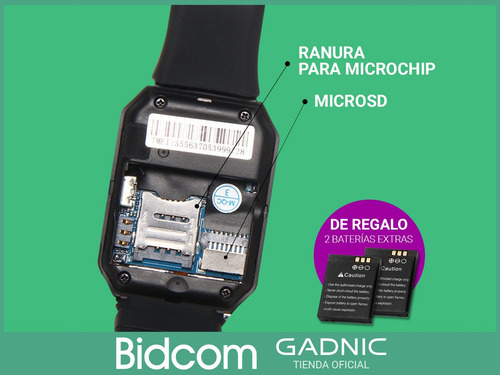 Smartwatch Reloj Inteligente Gadnic Original Celular Smart