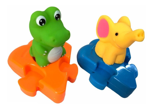 Set Animalito Baño Bebe Lanza Agua Puzzle New 5787 Bigshop