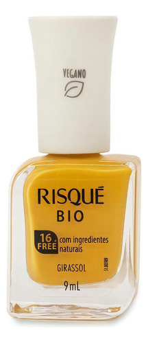 Verniz de unhas Risque Bio 9 ml cor de girassol 9 ml 014