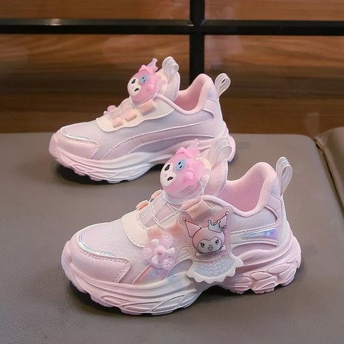 Zapatos Casuales Kuromi Para Niños, Flexibles Y En Forma De