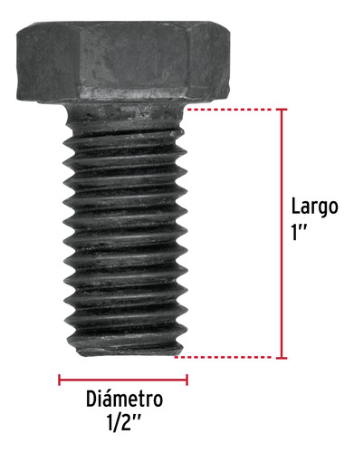 Tornillo Grado 5, 1/2 X 1', Bolsa Con 40 Piezas Fiero 44798