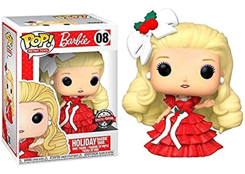 ¡funko Pop! Retro Toys: Barbie - Holiday Barbie 1988