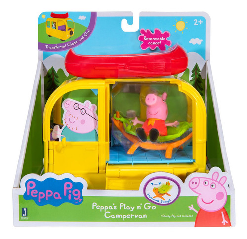 Brinquedo Peppa Pig - Set Van De Acampar Campervan - Sunny